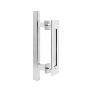 Square Silver Handle w/ Recessed Handle